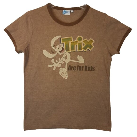 Vintage 2006 GENERAL MILLS Tee Shirt TRIX ARE FOR KIDS Extra Large / US XL Girls - Picture 1 of 15